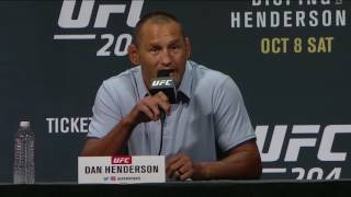 UFC 204 Bisping vs Henderson  Press Conference Highlights [upl. by Oralia883]