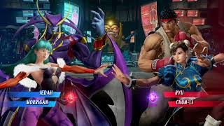 Marvel vs Capcom Infinite  Morrigan amp Jedah vs Chun Li amp Ryu Darkstalkers vs Street Fighter MvC [upl. by Zigmund590]