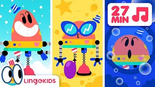 ABC CHANT 🔤🎶 Baby Bots Favorite Songs for Kids 🤖Lingokids [upl. by Anyah]