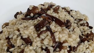 Risotto con funghi chiodini quotPioppiniquot [upl. by Teddy954]