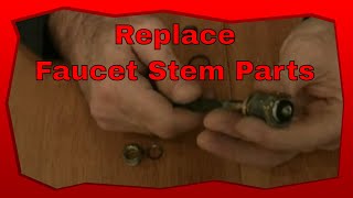 How To Replace Bathtub Faucet Stem Parts [upl. by Salvador]