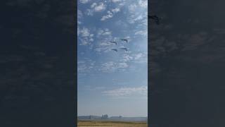 Simultaneous Aileron Rolls airshow airforce thunderbirds [upl. by Ruperto]