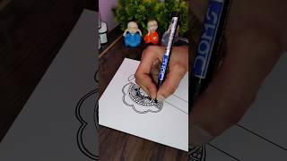 Mandala art with me 🖌️ art mandalamandala drawing painting flute [upl. by Gemoets578]