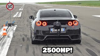 2500HP Nissan GTR R35 BoostLogic ALPHA 24x VIS KOSOVA 0382 KMH 🚀 ONBOARD amp ACCELERATIONS [upl. by Sirenay]