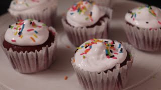 RED VELVET CUPCAKES  EGGLESS RED VELVET CUPCAKES  SOFT AND MOIST CUPCAKES RECIPE [upl. by Kcim]