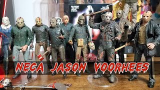 ALL NECA Ultimate Jason Voorhees Figures [upl. by Ecnirp]