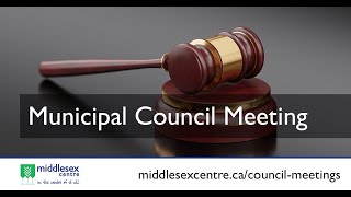 November 6 2024  Middlesex Centre Council Meeting  Part A [upl. by Nnylrats974]