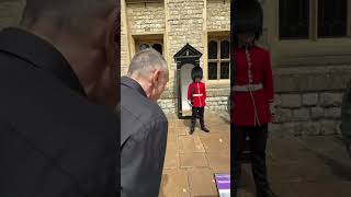 The Simpsons star Hank Azaria tries to make the Royal Guard laugh with impressions [upl. by Kenwood]