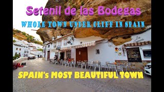 Setenil de las Bodegas Town Spain  Spanish Town  Best town in Spain  Town Under Rock in Spain [upl. by Herbert]