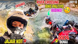 River crossing SURAKSHYA pani ma Khasin   Dolpa jada yesto bhayo😭 MRB Vlog [upl. by Alleuqahs]