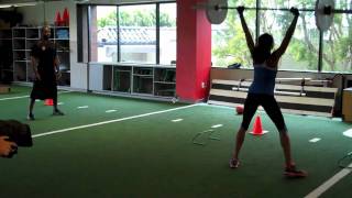 Allyson Felix Trains at Velocity Sports Performance [upl. by Amye692]