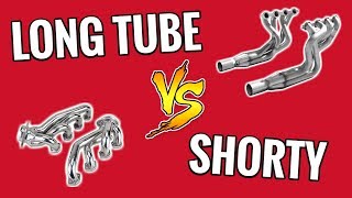 Long Tube or Short Tube Headers Which Should You Do  Exhaust Mods [upl. by Yarised]