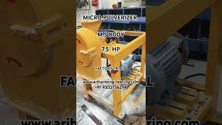 MICRO PULVERIZER MULTIPLE PURPOSE PULVERIZER75 HP PULVERIZERMICRO MILL MINI FLOUR MILL GRINDER [upl. by Picco]