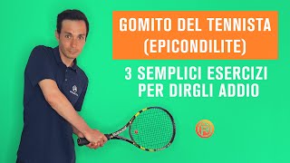 Gomito del tennista Epicondilite Ecco come riconoscerla e risolverla 2021 [upl. by Pish]