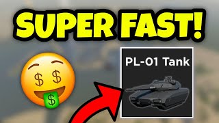 How To GET The NEW PL01 SUPER FAST  War Tycoon [upl. by Annora]