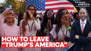 Americans Looking to Move Abroad Skyrockets as Donald Trump Wins Reelection  Firstpost America [upl. by Amaty308]