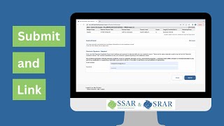 How to Submit and Link the SRAR [upl. by Tedda309]