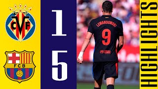 Robert Lewandowski penalti fallado  Villarreal vs Barcelone 13  Resumen  LaLiga 20242025 [upl. by Burack600]