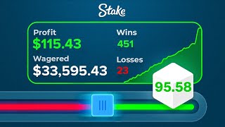 THE MOST INSANE DICE WAGERING STRATEGY ON STAKE [upl. by Salita]