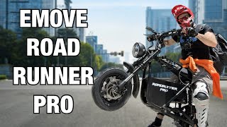 Emove Roadrunner Pro ELECTRIC SCOOTER DOORDASH is back in action The best seated scooter [upl. by Wilkey]