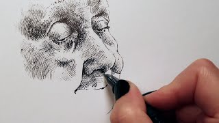 MiniLesson Crosshatching in Pen with France Van Stone [upl. by Peednus]