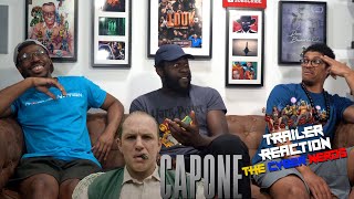 Capone Trailer Reaction [upl. by Nauquf]