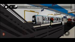 spot et timlaps Metro 11 RATP Roblox [upl. by Mandy]