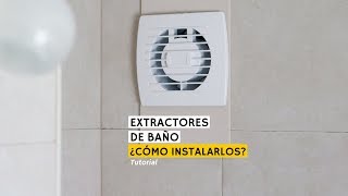 Cómo instalar un extractor de baño en una rejilla de ventilación [upl. by Palumbo]