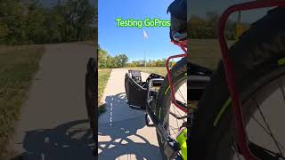 Testing different GoPro settings while pulling the Burley Coho XC ebike bikelife cycling [upl. by Rehtaef504]