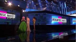 Nicki Minaj wins best hip hop album AMA Full Video Good Quality2011 [upl. by Babbie849]