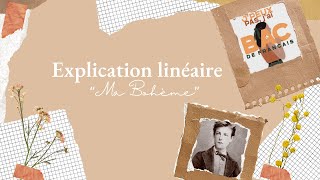 EXPLICATION LINÉAIRE quotMA BOHÈMEquot [upl. by Lanae782]