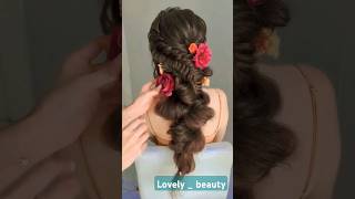 Long twist hairstyle ponytail ponytail short hairponytail tutorial  hairstyle tutorial hair [upl. by Salisbarry]