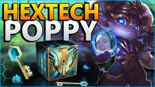 FINALLY A NOT SHT GEMSTONE SKIN NEW HEXTECH POPPY SKIN SPOTLIGHT  League of Legends [upl. by Niple]