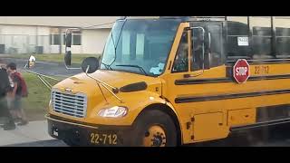 Pasco county public schools buses in Northwest Hudson 20232024 part 1 [upl. by Gnilsia]