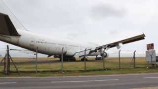 Boeing 747 crosses the road at Manston Part 1 [upl. by Notgnilra868]