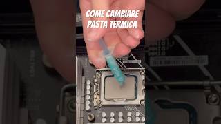 thermalpaste tutorial cpu intel pastatermica [upl. by Malliw]