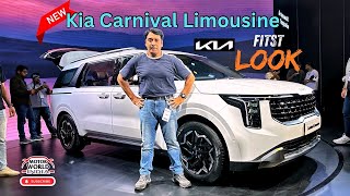 New Kia Carnival now in India 🇮🇳 at ₹6390 Lakh  Our First Look Walkaround video is here [upl. by Ognimod]