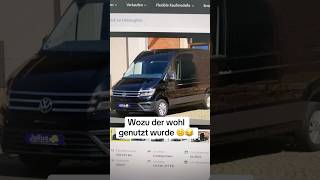 Ich frage mich jedes Mal wofür😂🤔 Einfach unglaublich🤯 volkswagen crafter shorts trending [upl. by Amluz429]