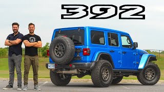 2022 Jeep Wrangler 392 Quick Review  V8 Absurdity [upl. by Asilrak]