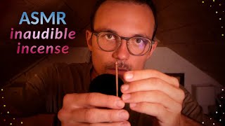 INTENSE ASMR • inaudible • incense handling [upl. by Elgna611]