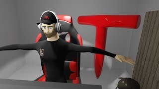 Pewdiepie vs Tseries in a nutshell [upl. by Haodnanehs]