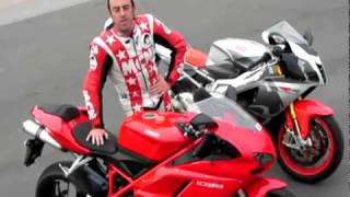 Ducati 1098 vs its VTwin rivals [upl. by Lenuahs944]