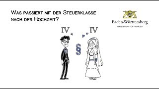 Die Steuerklasse nach der Hochzeit erklärt in 2 Minuten [upl. by Dripps495]