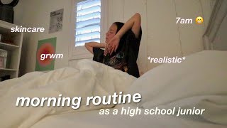 HIGH SCHOOL MORNING ROUTINE  fall 2023 [upl. by Leeke]