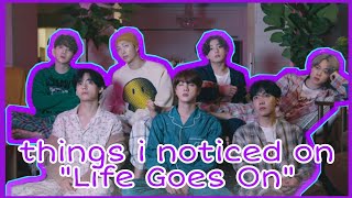 things i noticed on quotLife Goes Onquot MV bts crack [upl. by Illyes]