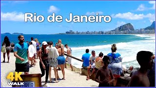 【4K】WALK 🇧🇷 🏖 SUMMER in RIO DE JANEIRO  4K video 𝐇𝐃𝐑 [upl. by Winifield95]