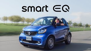 2018 Smart Fortwo EQ Electric Cabriolet Review  The Ideal City Car [upl. by Nitsua706]