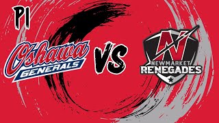 Away Game  Oshawa Generals vs Newmarket Renegades White  P1  Nov 7 2024 [upl. by Kono]