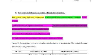 Lecture 1 Introduction of CrPC objectives of crpc adversarial system inquisitorial system [upl. by Tepper]