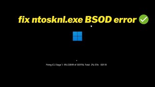 FIXED ntosknlexe BSOD error [upl. by Iclek610]